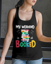 Load image into Gallery viewer, Vintage Funny My Weekend Booked Gift For Book Lovers Ladies Flowy Tank
