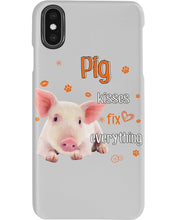Load image into Gallery viewer, Pig Kisses Fix Everything Gift For Pig Lovers Phone case
