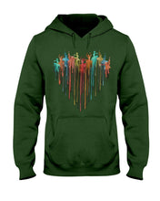 Load image into Gallery viewer, Heart Love Simple Special   Custom Design For Ballet Lovers Hoodie
