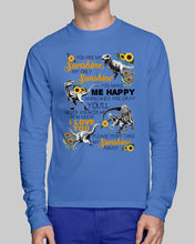 Load image into Gallery viewer, My Only Sunshine Make Me Happy Special Custom Design Unisex Long Sleeve
