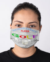 Load image into Gallery viewer, Golf Who Believes In Herself Gift For Sport Lovers Cloth Face Mask

