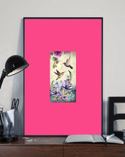 Load image into Gallery viewer, Humming Birds Flower Unique Custom Design Vertical Poster
