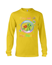 Load image into Gallery viewer, Vintage Funny Stay Out Of My Bubble Gift For Turtle Lovers Unisex Long Sleeve
