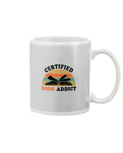 Load image into Gallery viewer, Certified Book Addicts Retro Vintage Gift For Books Lovers Mug
