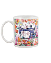 Load image into Gallery viewer, Embroidery Machine Flower Special Custom Design   For Girls Mug
