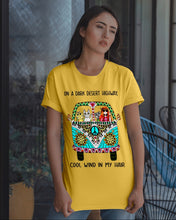 Load image into Gallery viewer, Cats Lovers Gifts - On A Dark Desert Highway Cool Wind In My Hair Guys Tee

