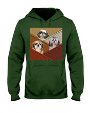 Load image into Gallery viewer, Three Cute Shih Tzu In Bag Gift For Dog Lovers Hoodie
