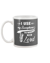 Load image into Gallery viewer, I Use My Saxophone To Worship The Lord Custom Design Mug
