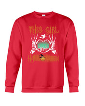 Load image into Gallery viewer, This Girl Loves Halloween Gift For Girls Sweatshirt
