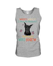 Load image into Gallery viewer, Black Great Dane Attitude Really Gift For Dog Lovers Unisex Tank Top
