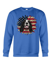 Load image into Gallery viewer, English Cocker Spaniel US Sunflower Gift For Dog Lovers Sweatshirt
