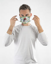 Load image into Gallery viewer, Scarlet Macaw With Butterflies I Am Always With You Gift For Lover Cloth Face Mask
