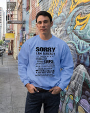 Load image into Gallery viewer, I'm Already Taken By December Sexy And Crazy Girl For Birthday Gift Sweatshirt
