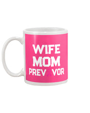 Load image into Gallery viewer, Wife Mom Breast Cancer Awareness Meaningful Gift Mug
