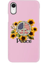Load image into Gallery viewer, Peace Sign Sunflower Birthday Gift For Girls Phone case
