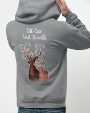 Load image into Gallery viewer, Custom Name Deers Gift For Boyfriend Till Our Last Breath Hoodie
