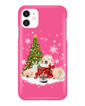 Load image into Gallery viewer, Funny Golden Retrievers Sleep In Red Boots Gift For Dog Lovers Phone case
