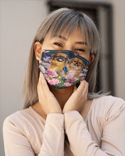 Load image into Gallery viewer, Pekingese With Peonies Gift For Dog Lovers Cloth Face Mask
