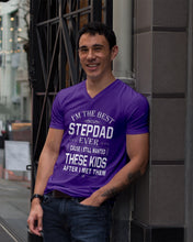 Load image into Gallery viewer, I'm The Best Stepdad Gift For Family Guys V-Neck
