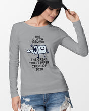 Load image into Gallery viewer, Dutch Survived The Great Toilet Paper Crisis Of 2020 For Personalized Nation Gift Unisex Long Sleeve
