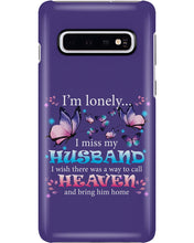 Load image into Gallery viewer, I'm Lonely I Miss My Husband Butterfly Gift For Lover Phone case
