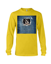 Load image into Gallery viewer, Blue Phone Case With Hole Gift For Boston Terrier Lovers Unisex Long Sleeve
