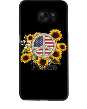 Load image into Gallery viewer, Peace Sign Sunflower Birthday Gift For Girls Phone case
