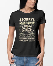 Load image into Gallery viewer, I'm Already Taken By A Sexy Crazy Woman Custom Design Ladies Tee
