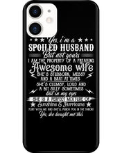 Load image into Gallery viewer, Shes Stubborn Messy And A Brat At Times Black Gift For Husband Phone case
