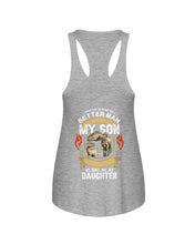 Load image into Gallery viewer, God Sent Me My Son And My Daughter Custom Design Gift For Family Ladies Flowy Tank
