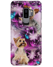 Load image into Gallery viewer, Cairn Terrier Floral Background Special Custom Design For Dog Lovers Phone case
