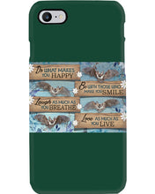 Load image into Gallery viewer, Do What Makes You Happy With Bats Gift For Girls Phone case
