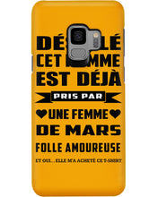 Load image into Gallery viewer, Désolé Cet Homme Est Déjà Pris Par Une Femme De Mars Birthday Gift Phone case
