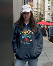 Load image into Gallery viewer, I'm Retired Skiing Is My Job Mountainous Terrain Hoodie
