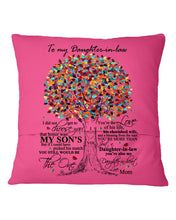 Load image into Gallery viewer, Gift For Daughter-in-law Thank For Loving My Amazing Son Trending Pillow Cover
