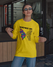 Load image into Gallery viewer, Birthday Gift For November Girl They Whispered To Her You Cannot Withstand The Storm Unisex Long Sleeve
