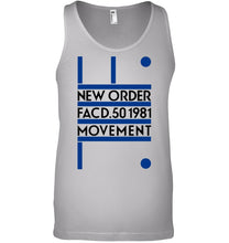 Load image into Gallery viewer, New Order Facd 501981 Movement Simple Unique Custom Design Unisex Tank Top

