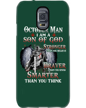 Load image into Gallery viewer, October Man Son Of God Birthday Meaningful Gift For Men Phone case

