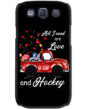 Load image into Gallery viewer, All I Need Are Love And Hockey Gift For Hockey Players Phone case
