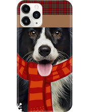 Load image into Gallery viewer, Santa Border Collie In Stock Gift For Dog Lovers Phone case
