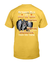 Load image into Gallery viewer, October Man Son Of God Birthday Meaningful Gift For Men Guys Tee

