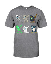 Load image into Gallery viewer, Cute Penguin Dabbing Hallo Gift For Penguin Lovers Guys Tee
