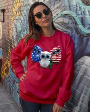 Load image into Gallery viewer, Lovely Phone Case Three Owl With US Flag Gift For Owl Lovers Sweatshirt
