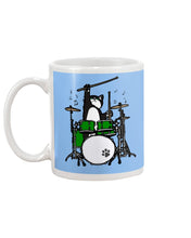 Load image into Gallery viewer, Funny Cat Playing Drums Great Gift For Cat Lovers Mug
