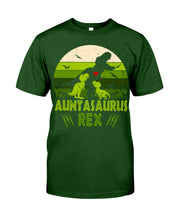 Load image into Gallery viewer, Auntasaurus Rex Custom Design Gift For Kids Guys Tee
