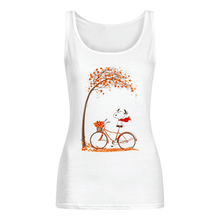 Load image into Gallery viewer, Snoopy Cartoon Movie Autumn Is Coming Gift For Fans Ladies Flowy Tank
