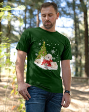 Load image into Gallery viewer, Funny Golden Retrievers Sleep In Red Boots Gift For Dog Lovers Guys Tee
