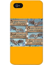 Load image into Gallery viewer, Do What Makes You Happy With Bats Gift For Girls Phone case
