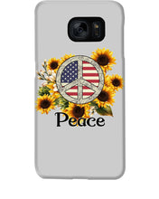 Load image into Gallery viewer, Peace Sign Sunflower Birthday Gift For Girls Phone case
