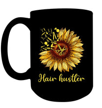 Load image into Gallery viewer, Hair Hustler Sunflower Trending Gift For Friends Mug
